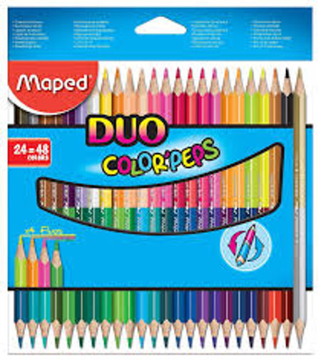 Picture of MAPED PENCIL COLOURS DUO X24